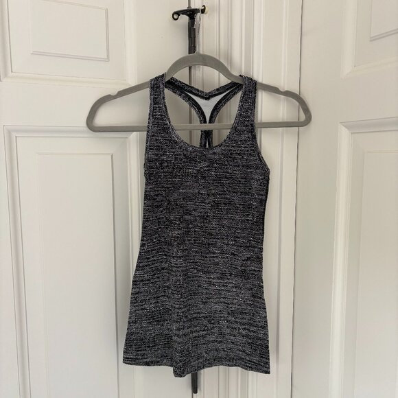 Lululemon Black and White Racerback Tank - Picture 1 of 3